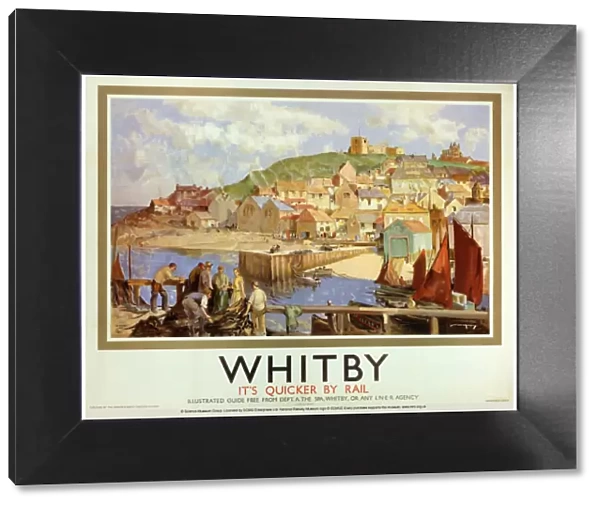 Whitby, LNER poster, 1935