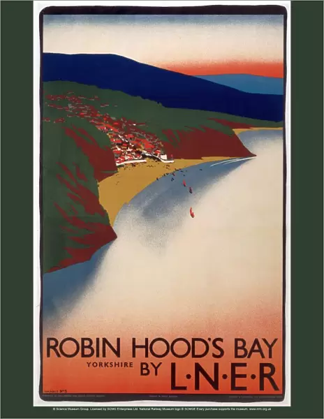 Robin Hoods Bay, LNER poster, 1923-1947