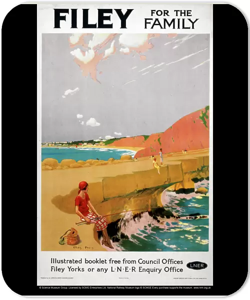 Filey for the Family, LNER poster, 1923-1947