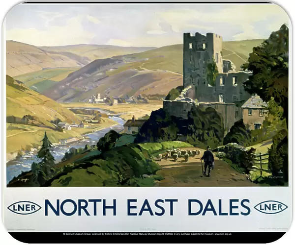 North East Dales, LNER poster, 1930