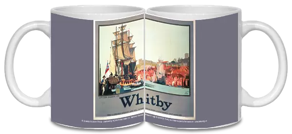 Whitby: Captain Cook Embarking, LNER poster, 1928