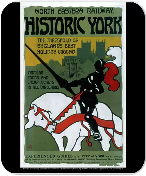 Historic York, NER poster, 1910