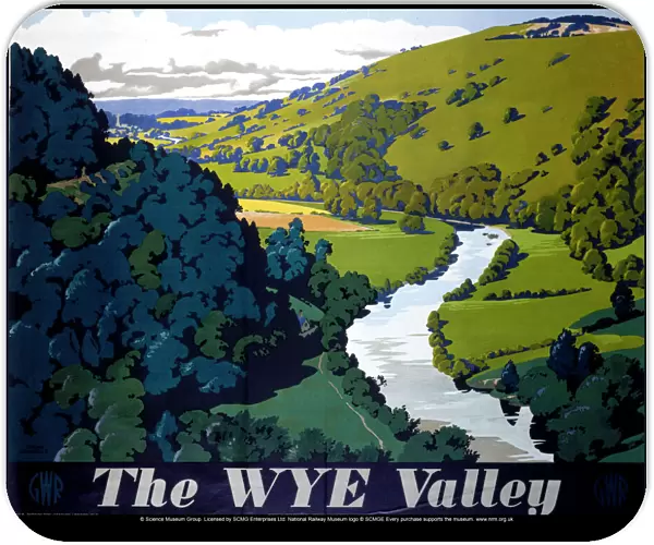 The Wye Valley, GWR poster, 1946
