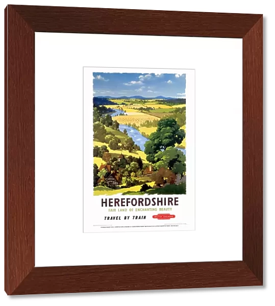 Herefordshire, BR poster, 1960