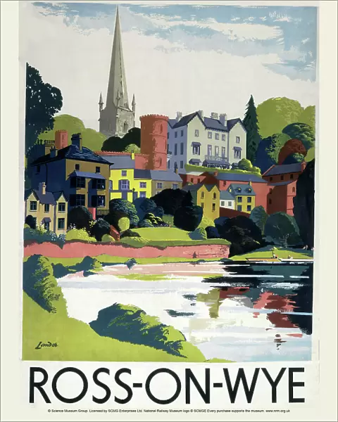 Ross-on-Wye, BR (WR) poster, 1950