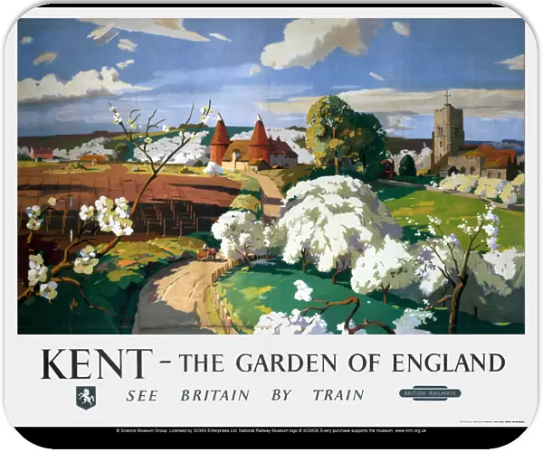 Kent - The Garden of England, BR poster, 1955