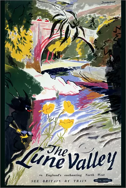 The Lune Valley, BR (LMR) poster, 1950