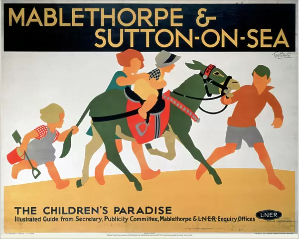 Mablethorpe & Sutton-on-Sea, LNER poster, 1923-1947