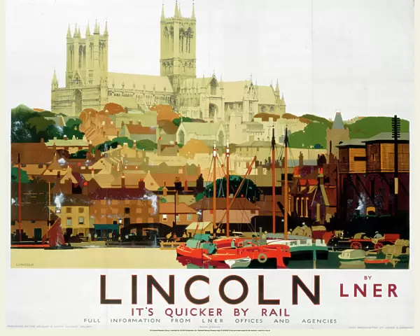 Lincolnshire - Its Quicker by Rail, LNER poster, 1924