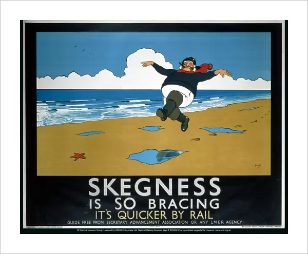 Skegness is So Bracing, LNER poster, 1923-1947