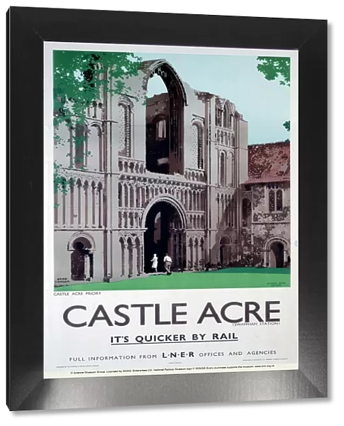 Castle Acre, LNER poster, 1923-1947