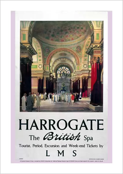 Harrogate - The British Spa, LMS poster, 1923-1947