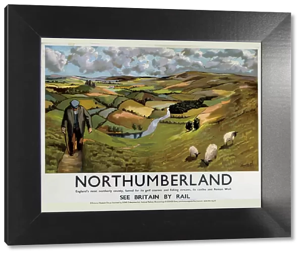 Northumberland, BR poster, 1948-1965
