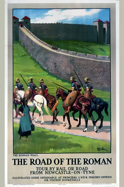 The Road of the Roman, LNER poster, 1923-1947