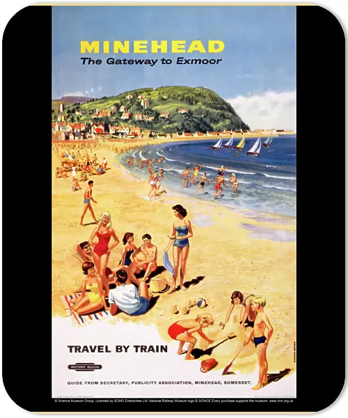 Minehead, BR poster, 1962