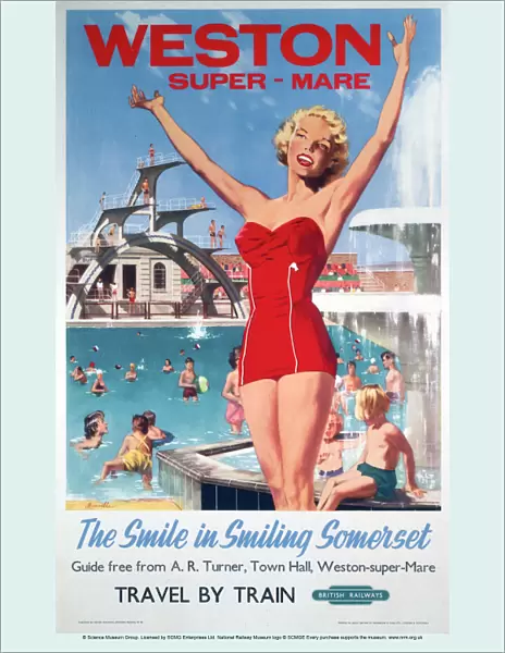Weston-super-Mare, BR poster, 1948-1965