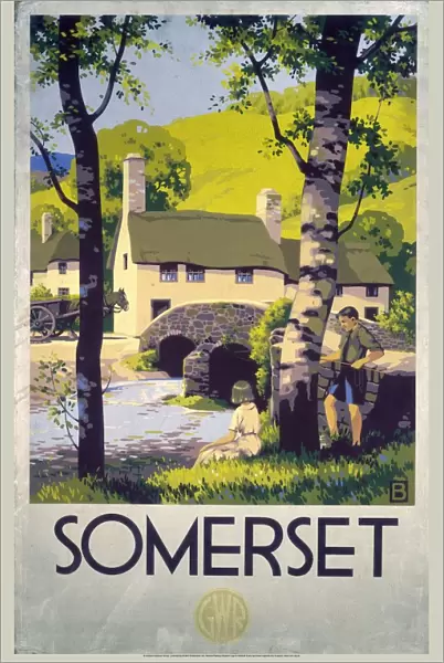 Somerset, GWR poster, 1939