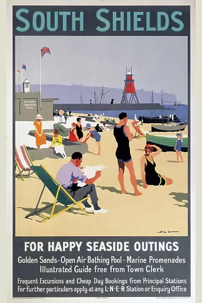 South Shields LNER poster, 1923-1947