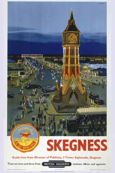 Skegness, BR poster, 1948-1965