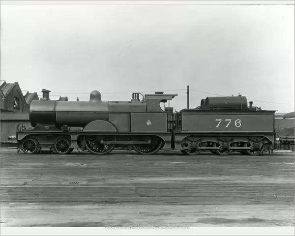 Midland Railway Class 2 4-4-0 steam locomotive number 2585. Built by Bayer Peacock