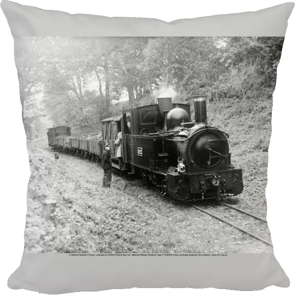 Freight train on the Welshpool & Llanfair Light Railway, by Selwyn Pearce-Higgins