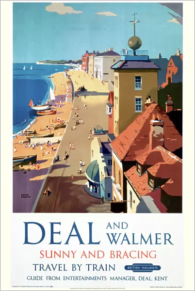 Deal and Walmer, BR (SR) poster, 1952
