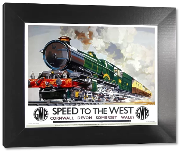 Speed to the West, GWR poster, 1939