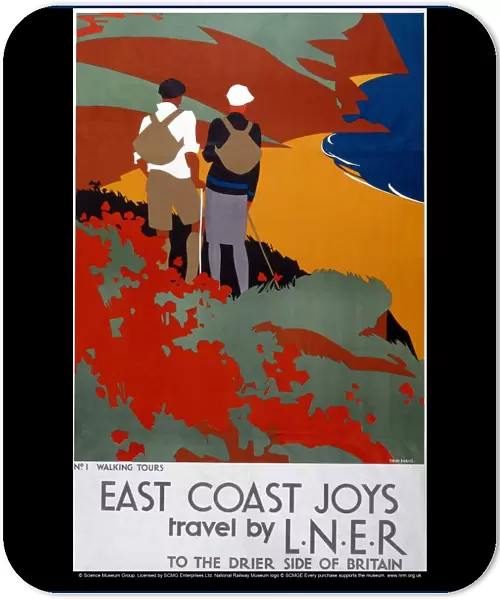 East Coast Joys, No 1 LNER poster, 1931