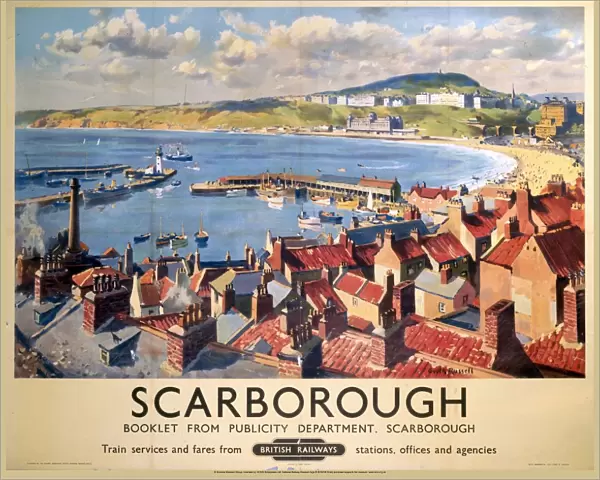 Scarborough, BR poster, 1950