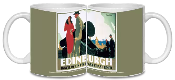 Edinburgh: Mons Meg, LNER poster, c 1935