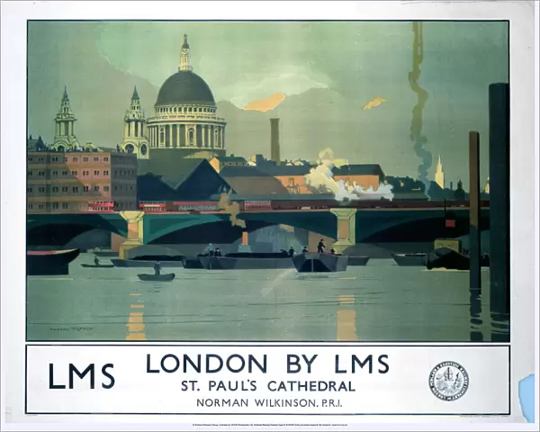 London by LMS, LMS poster, c 1925