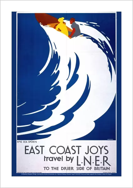 East Coast Joys, No 6, LNER poster, 1931