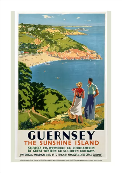 Guernsey, GWR  /  SR poster, 1938