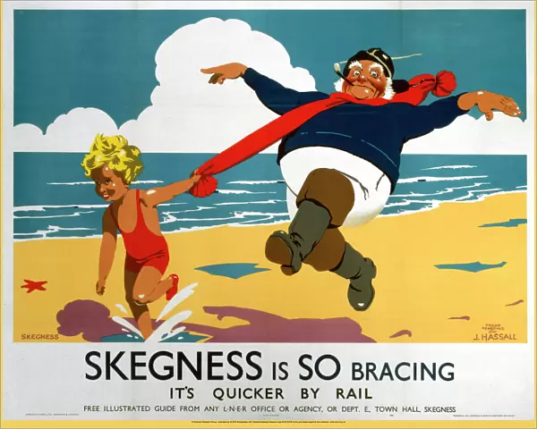 Skegness is so Bracing, LNER poster, 1933