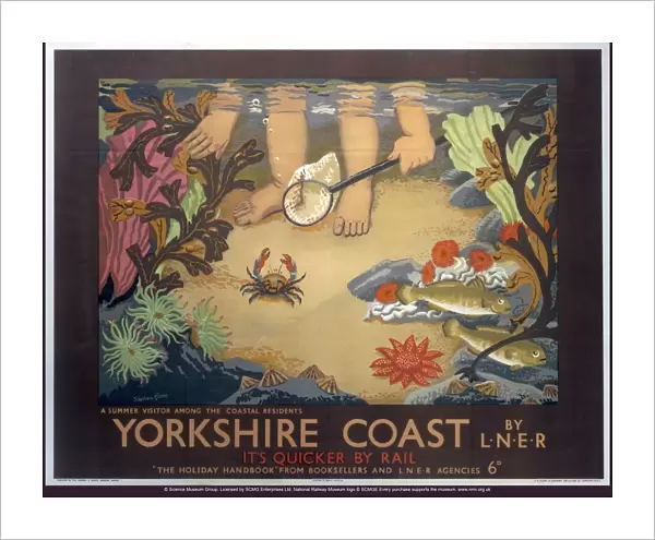 Yorkshire Coast, LNER poster, 1933