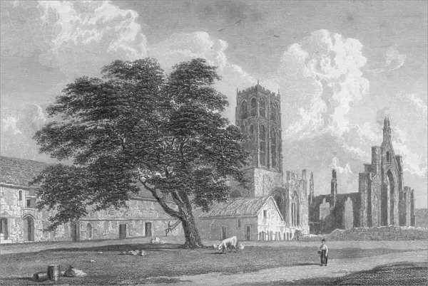 Howden, Yorkshire, circa 1800. Engraved by E