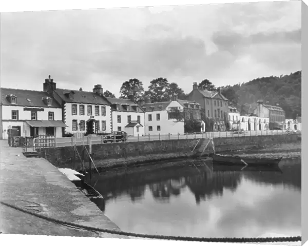 Inverary. Front Street from the pier, Inverary, Argyll, Scotland, circa 1930