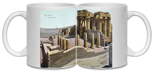 Kom Ombo. circa 1900: The ancient Egyptian temple of Kom Ombo