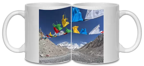 mt. Everest and Holy Flags