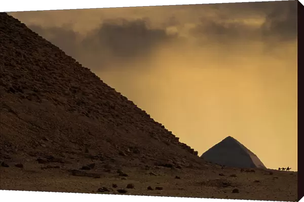 The Red Pyramid and Bent Pyramid, Dahshur, Egypt