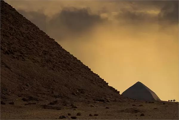 The Red Pyramid and Bent Pyramid, Dahshur, Egypt