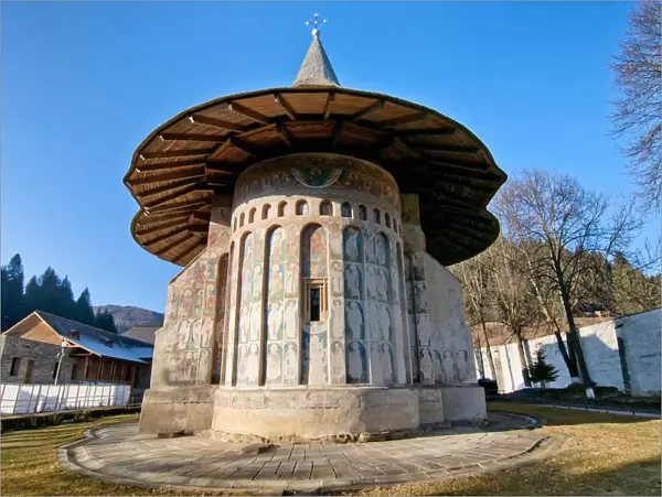 Voronet Monastery, 15th century, exterior, Voronet, Bucovina Monasteries, Bucovina Region, Romania