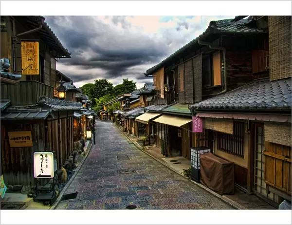 Old Kyoto. Street near Kiyomizudera temple complex, Kyoto