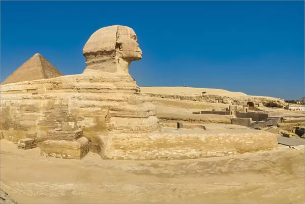 The Sphinx and Cheops Pyramid
