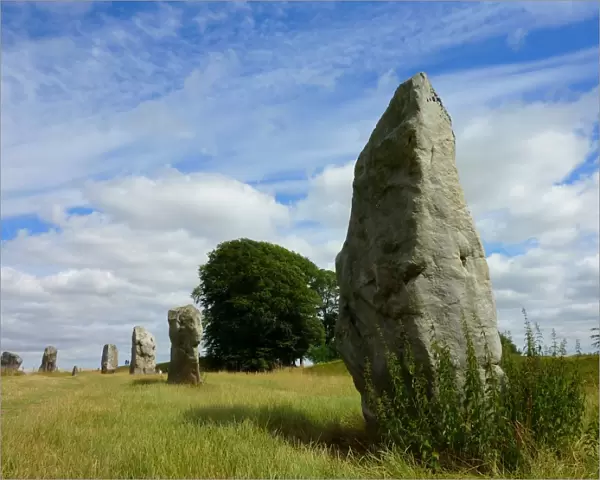 Neolithic henge monument in Avebury