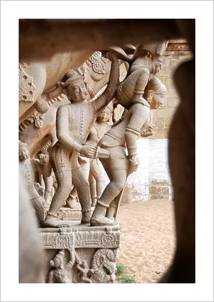 Stone carving Ranganathaswamy temple in Srirangam