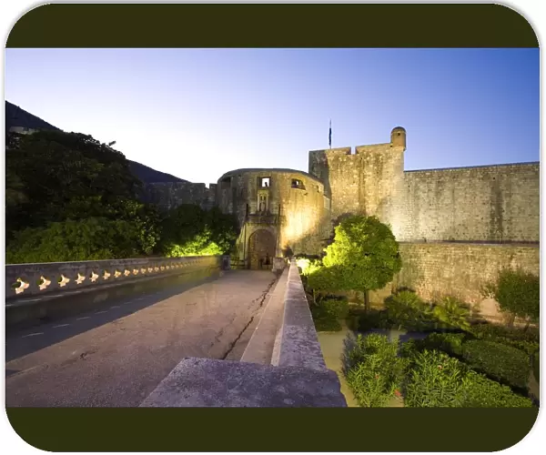 Walled city of Dubrovnik, Southeastern tip of Croatia, Eastern Europe