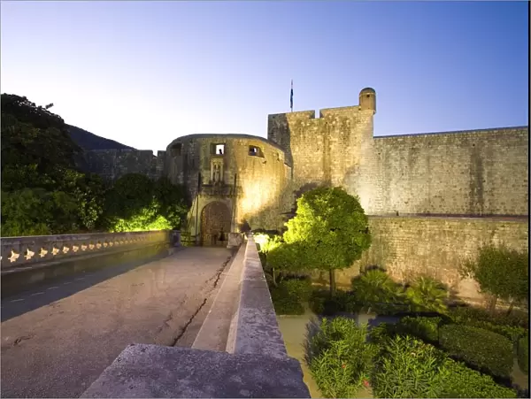 Walled city of Dubrovnik, Southeastern tip of Croatia, Eastern Europe