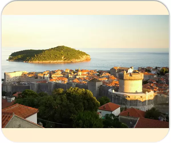 Walled City of Dubrovnik, Southeastern Tip of Croatia, Dalmation Coast, Adriatic Sea, Croatia, Eastern Europe