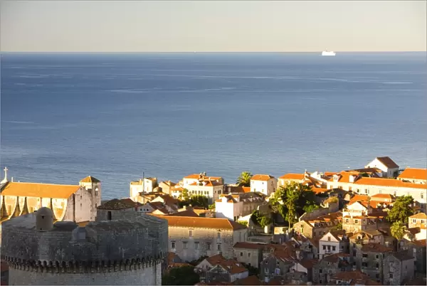 Walled City of Dubrovnik, South Eastern Tip of Croatia, Dalmation Coast, Adriatic Sea, Croatia, Eastern Europe, Europe